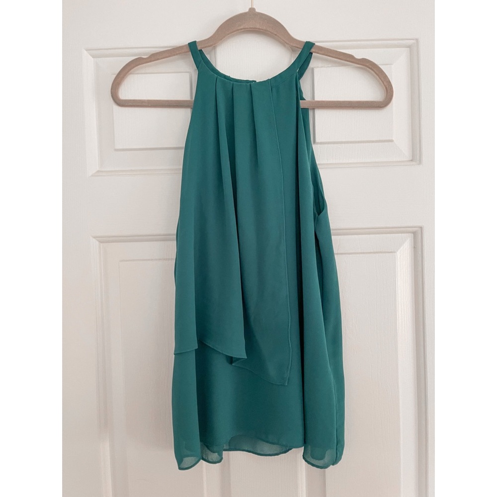 Green tank top
